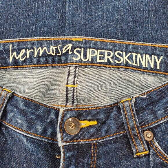 Bull Head Juniors Size 5R Hermosa Super‎ Skinny Blue Jeans Pre-Owned - Picture 4 of 6